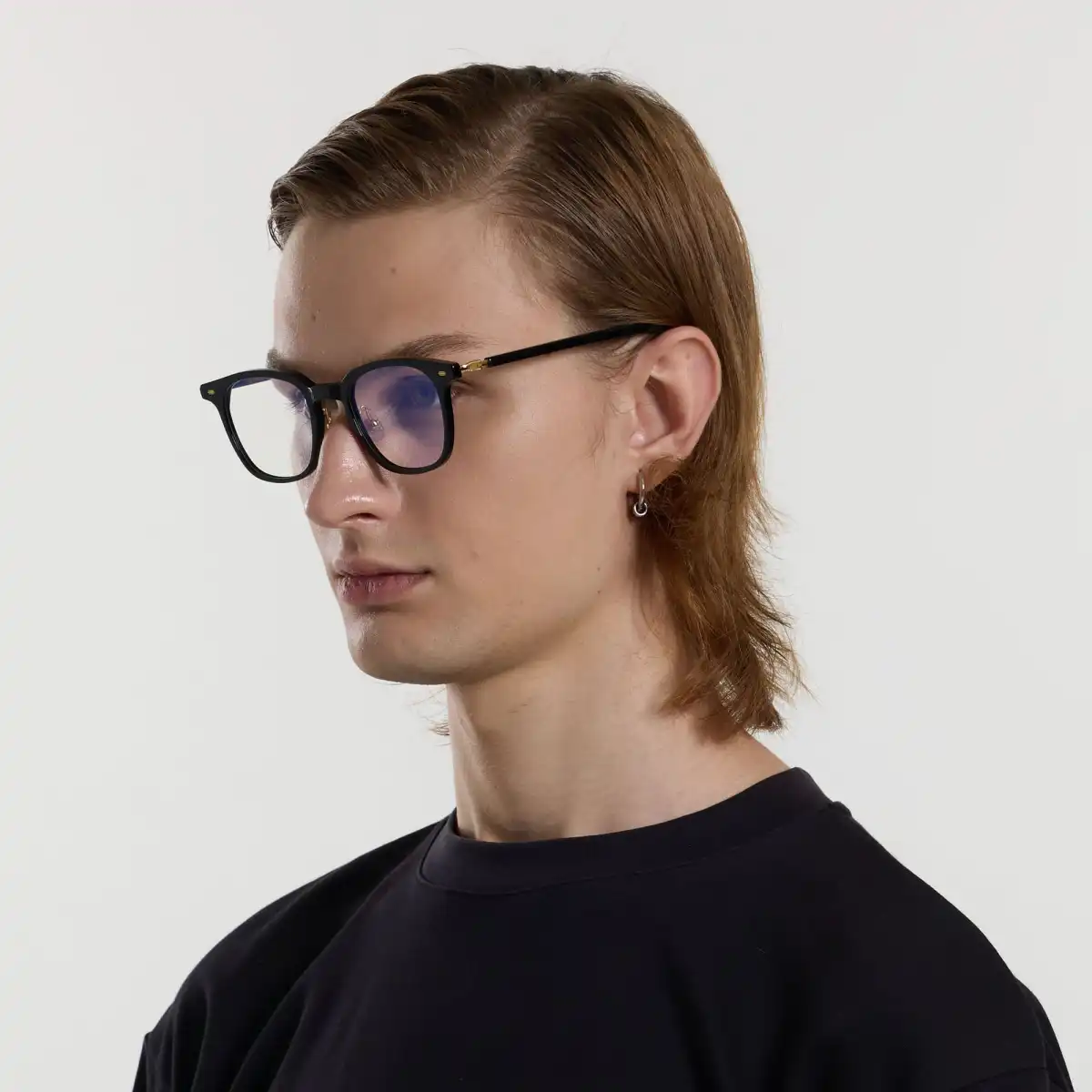 Square Bookworm Glossy Black 6