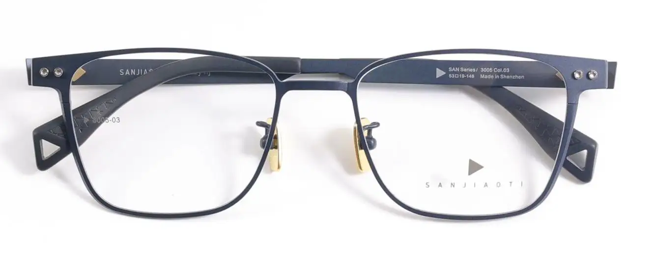 ALOOOOHA SANJIAOTI 3005 3005 optical frame, Pure Titanium, Adult, Adjustable, product image 1