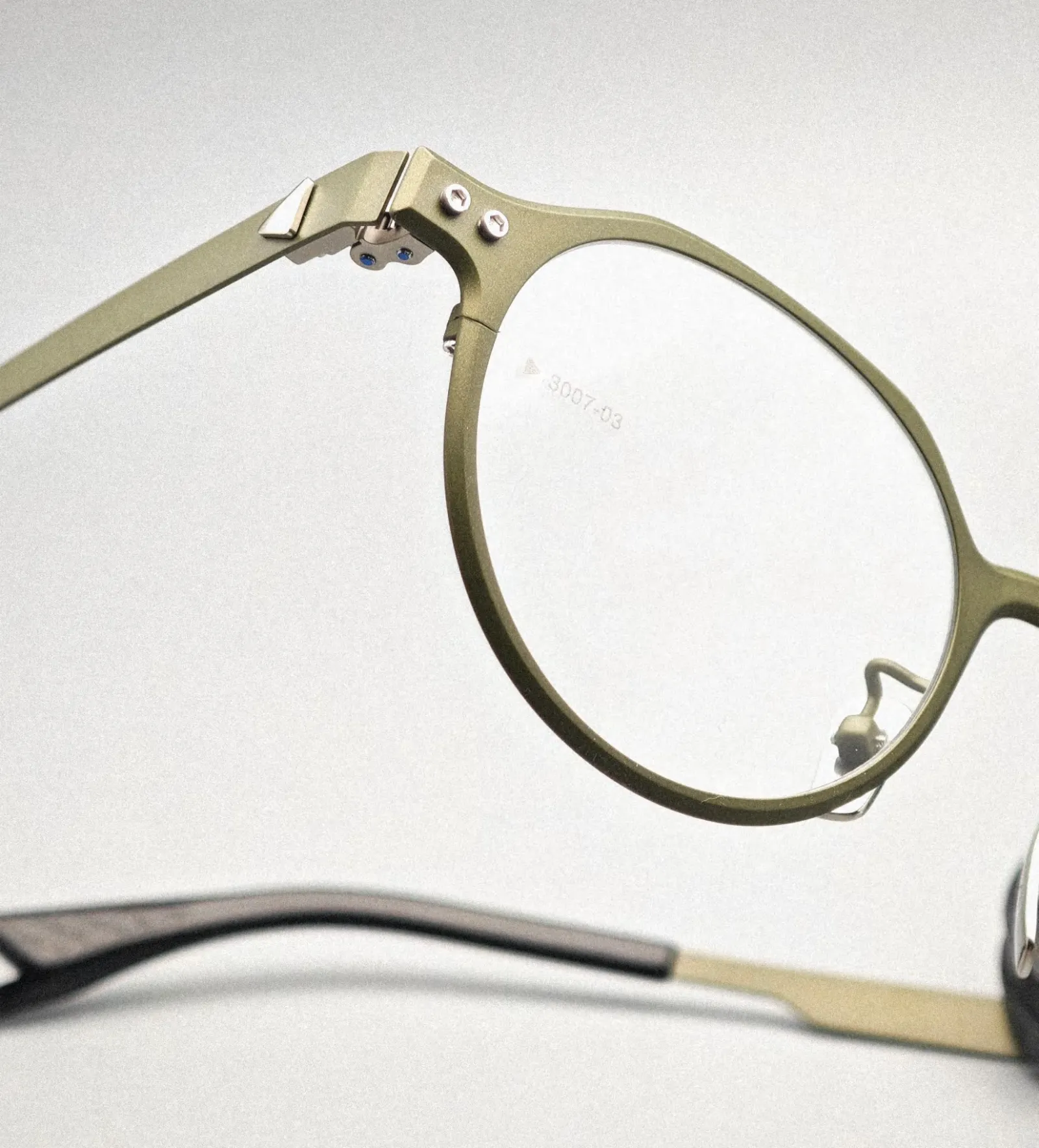 ALOOOOHA SANJIAOTI 3007 3007 optical frame, Pure Titanium, Adult, Adjustable, product image 3