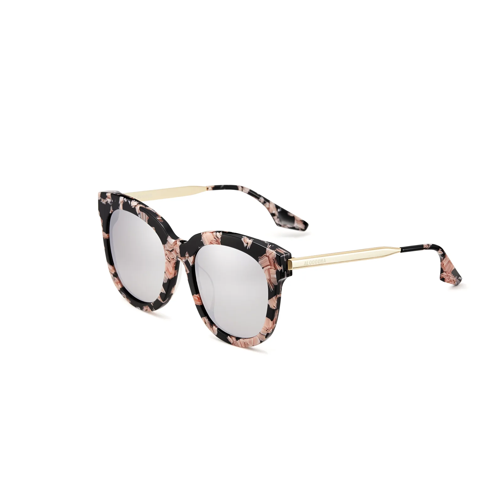 ALOOOOHA 复燃-1 RESURGENCE-1 碎花粉 sunglasses, Acetate, Cat eye, Full rim, product image 2