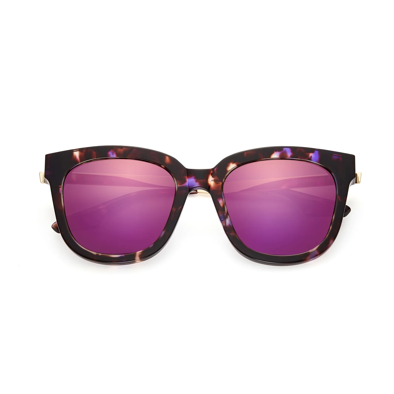 ALOOOOHA 复燃-2 RESURGENCE-2 玳瑁/紫片 sunglasses, Acetate, Cat eye, Full rim, product image 1