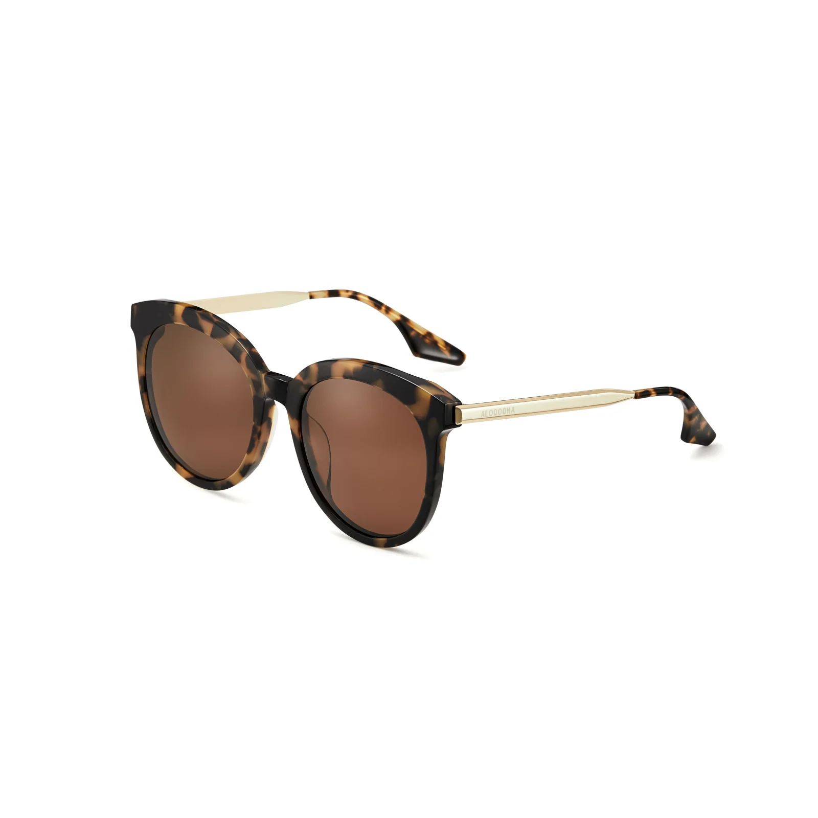 ALOOOOHA 复燃-3 RESURGENCE-3 玳瑁 sunglasses, Acetate, Round, Full rim, product image 2